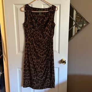 EVERYTHING $5 SALE ‼️⭐️ Ralph Lauren midi Cheetah Dress